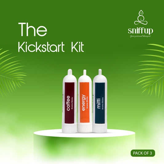 Pack of 3 - The Kickstart Kit - Coffee, Energy and Mitti - SniffUp