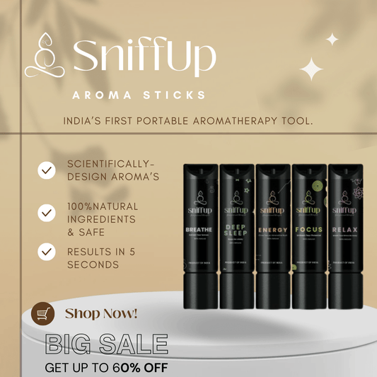 SniffUp Aroma Sticks for Stress Relief India - SniffUp