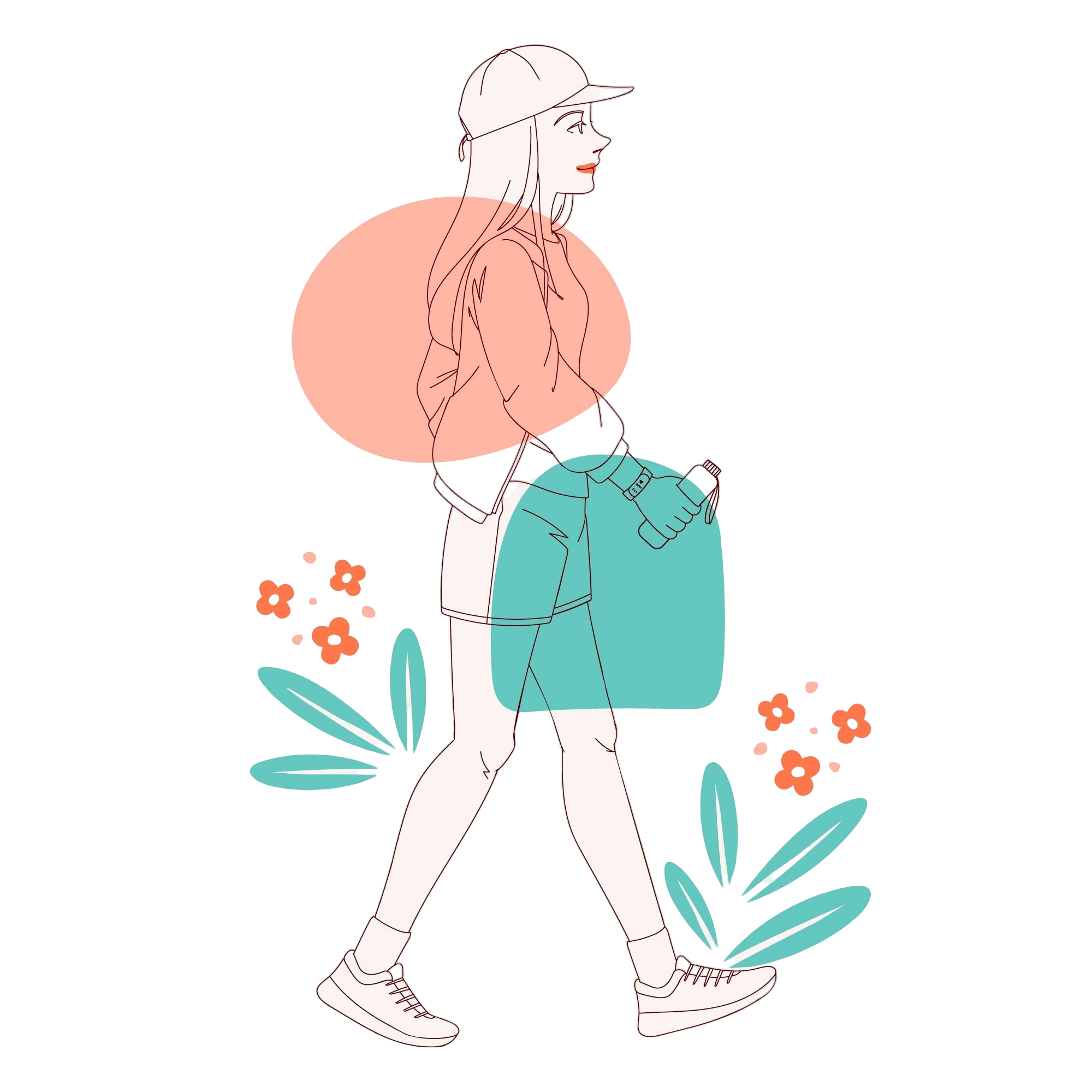 hand drawn women