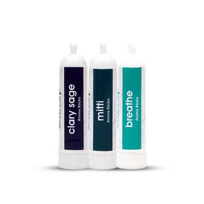 Pack of 3 - Breathe & Heal – Breathe, Clary Sage, Mitti - SniffUp
