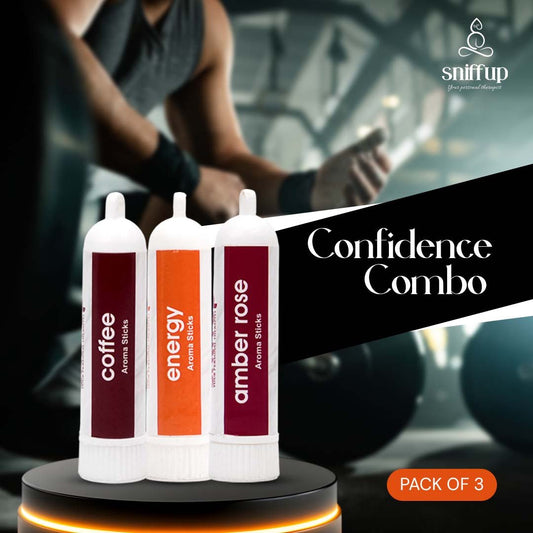 Pack of 3 - Confidence Combo – Energy, Coffee, Amber Rose - SniffUp