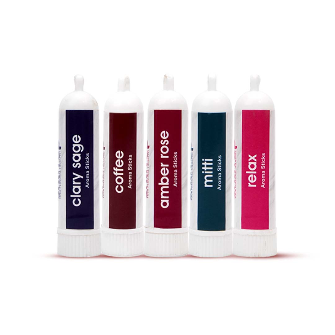 Pack of 5 - Roots & Rise Collection - Mitti, Amber Rose, Relax, Coffee, Clary Sage - SniffUp