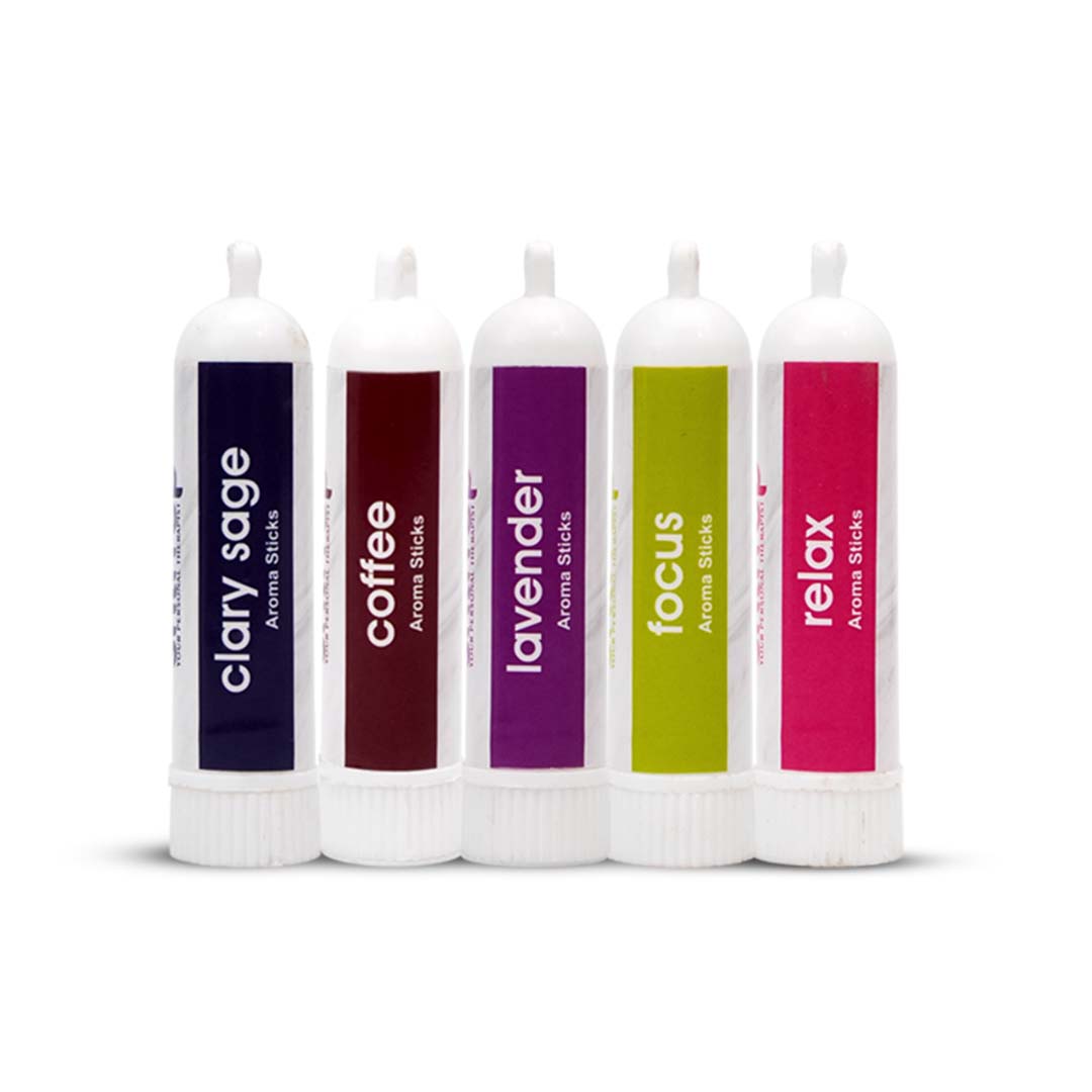 Pack of 5 - The Balanced Mind Box - Focus, Relax, Clary Sage, Lavender, Coffee - SniffUp
