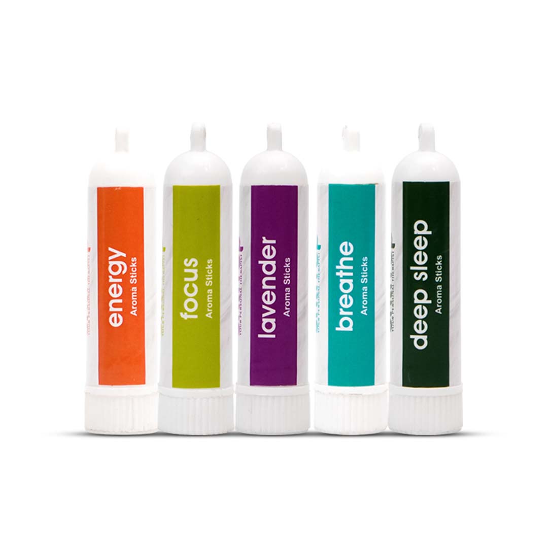 Pack of 5 - The Daily Mood Reset - Energy, Focus, Lavender, Breathe, Deep Sleep - SniffUp